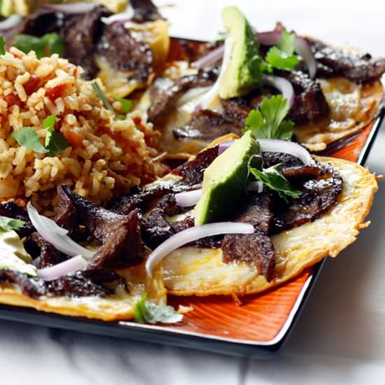 Dr. Pepper Beef Tostadas - Recipe photo by mmdaughter