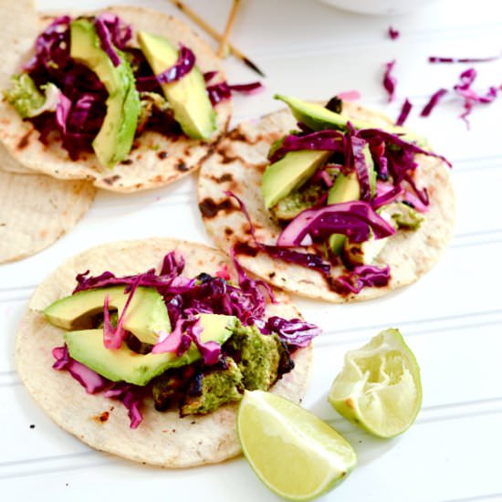 Grilled chicken tacos - Recipe photo by brooklyn homemaker