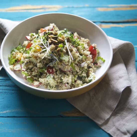 summer quinoa salad - Recipe photo by nakedcuisine