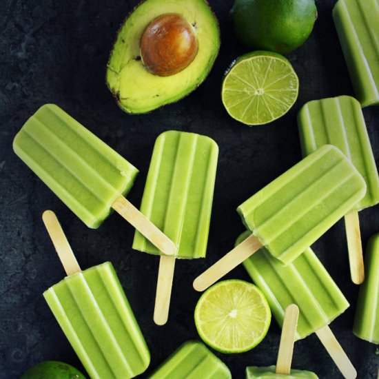 Avocado, Lime & Coconut Popsicles - Recipe photo by portandfin