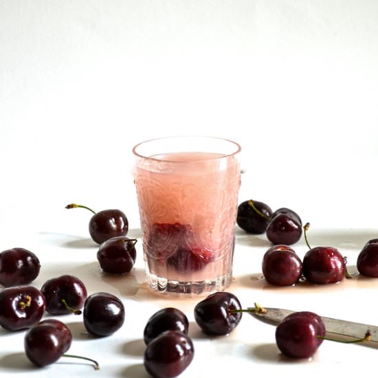 Sakura (Cherry Blossom) Cocktail - Recipe photo by sundiegoeats