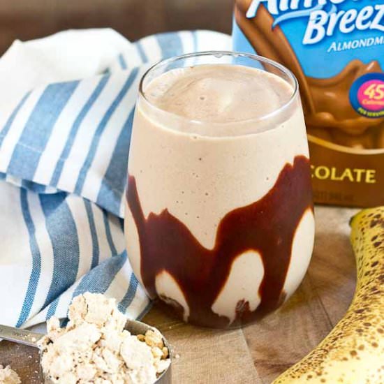 Chocolate PB Protein Smoothie - Recipe photo by LoveandZest