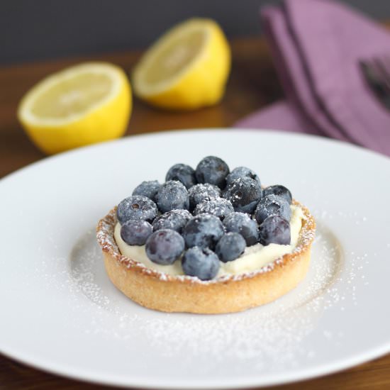 Blueberry Tart with Hint of Lemon - Recipe photo by pastrylanguage