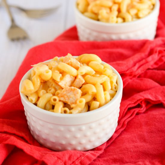 GF Buffalo Chicken Mac n Cheese - Recipe photo by flippindelicious
