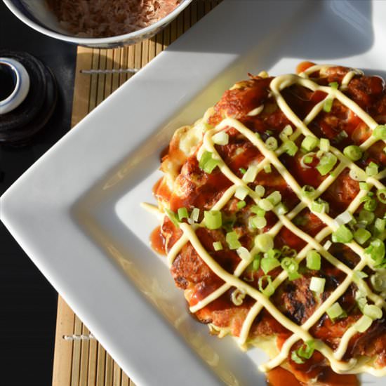Okonomiyaki - Recipe photo by dana@todayimight