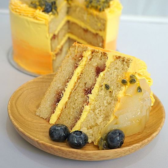 Passionfruit Mousseline - Recipe photo by Sherbakes