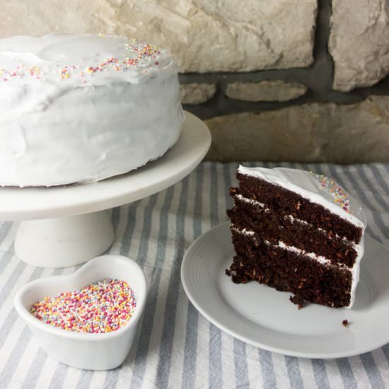 Chocolate Coconut Layer Cake - Recipe photo by kirstywats