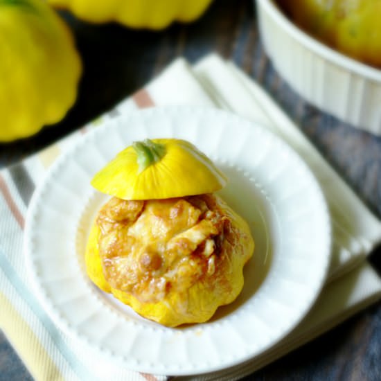 Enchilada Stuffed Squash - Recipe photo by MyLifeCookbook