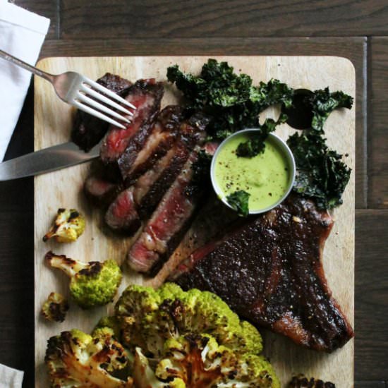 100-hour Rib-Eye - Recipe photo by Cocoetcocoa