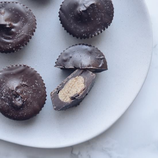 Almond Butter Cups - Recipe photo by The Gluten Free Table