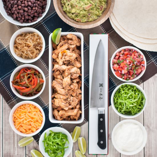 Fully Loaded Chicken Fajitas - Recipe photo by photosandfood