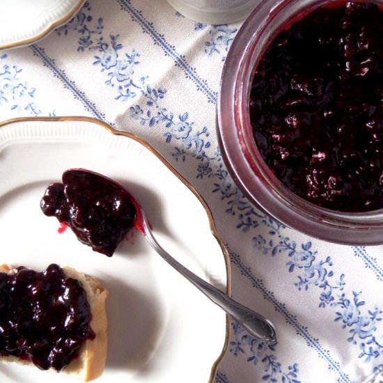 Black Currant Refrigerator Jam - Recipe photo by adinutza