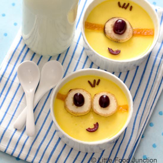 Minions Baked Yogurt - Recipe photo by Littlefoodjunction