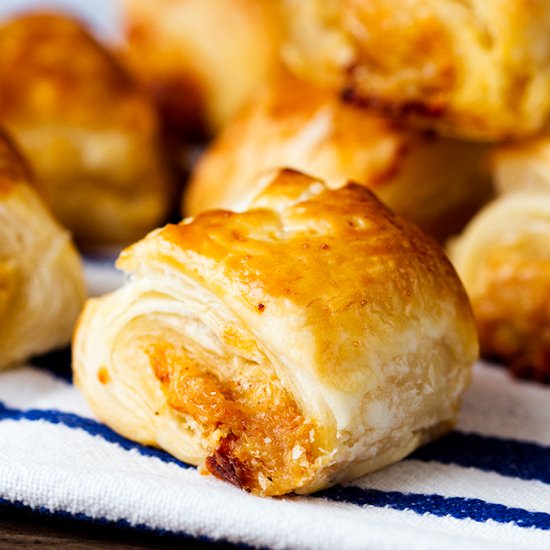 Vegetarian Sausage Rolls - Recipe photo by KitchenSanctuary