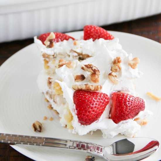 Banana Split Delight - Recipe photo by saygraceblog