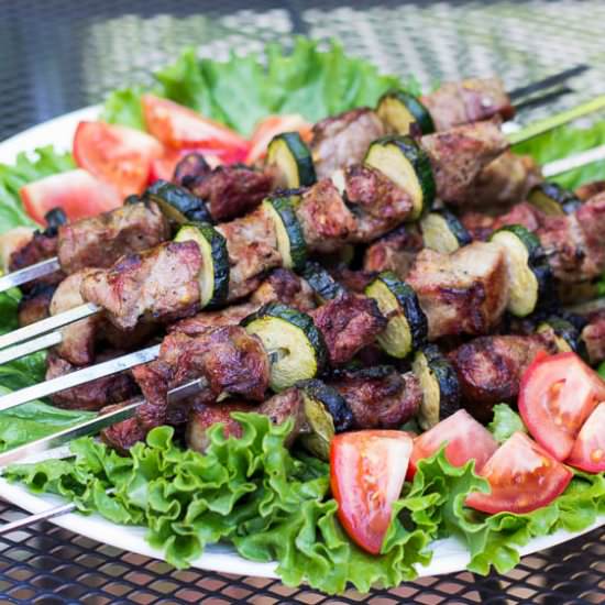 Pork Kebabs (Russian Pork Shashlik) - Recipe photo by Shineshka