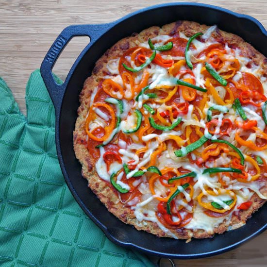 Chicago Deep Dish Style Pizza - Recipe photo by Gourmet Girl Cooks