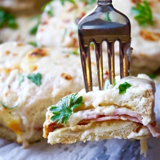 Croque Monsieur - Recipe photo by thegarlicdiaries