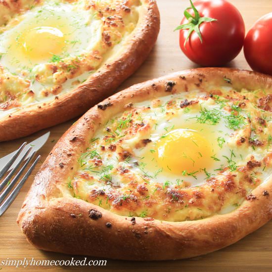Khachapuri (Georgian Cheese Bread) - Recipe photo by simplyhomecooked