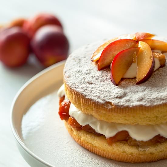 Sponge Cake with Yogurt Cream - Recipe photo by jernejkitchen