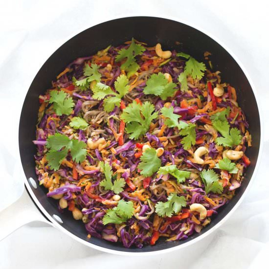 Peanut Soba Noodles - Recipe photo by bowsessed