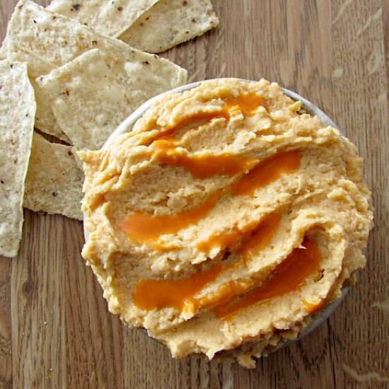 Spicy Buffalo Hummus - Recipe photo by YakkaFIT