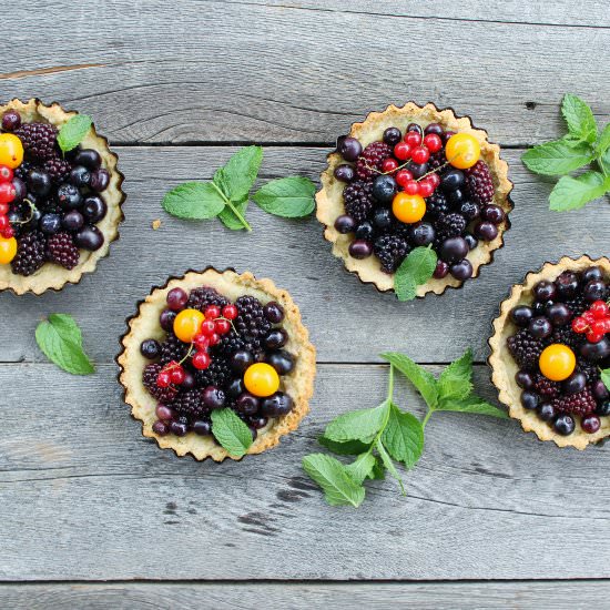 Wildberry Tarts - Recipe photo by Simply beautiful eating