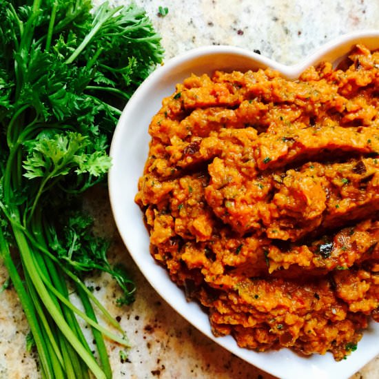 Sun Dried Tomato Baba Ghanoush - Recipe photo by Freshplates