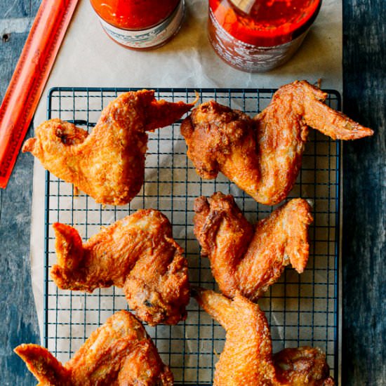 Fried Chicken Wings - Recipe photo by thewoksoflife