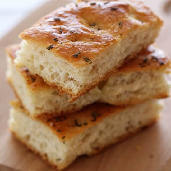 Focaccia Bread - Recipe photo by handleheat