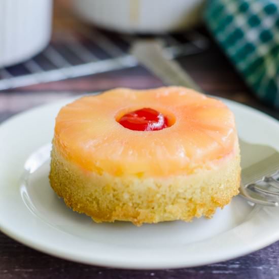 Mini Pineapple Upside-Down Cakes - Recipe photo by freshaprilflours