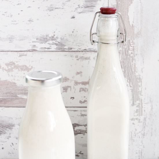 Homemade Almond Milk - Recipe photo by Healthy Happened