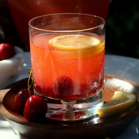 Fizzy Cherry Lemonade Cooler - Recipe photo by blackberrybabe