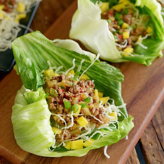 PF Chang’s Chicken Lettuce Wraps - Recipe photo by theforkbite