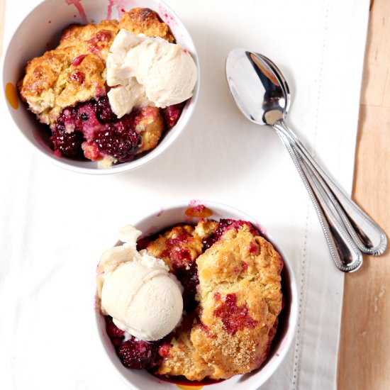 Dairy Free Blackberry Cobbler - Recipe photo by thespeckledpalate