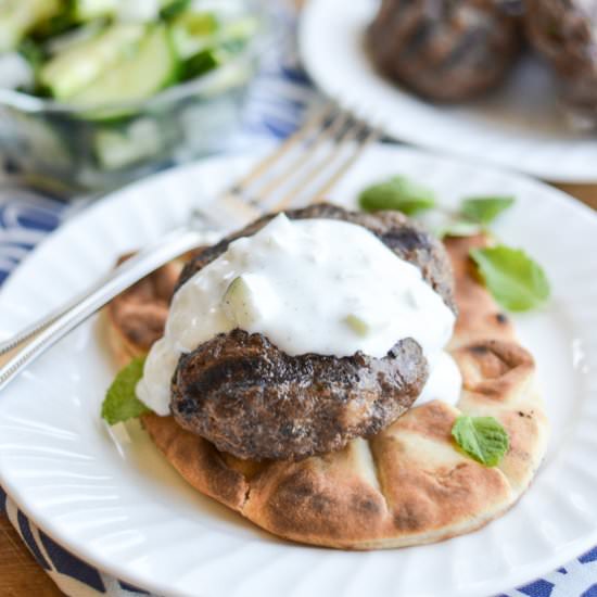 Grilled Beef & Lamb Kofta - Recipe photo by simplywhisked