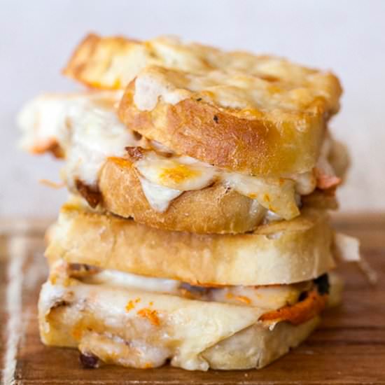 "Lasagna" Grilled Cheese Sandwich - Recipe photo by Jackie Alpers