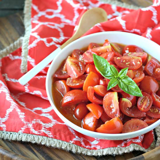 Jersey Tomato Salad - Recipe photo by EverydayMaven