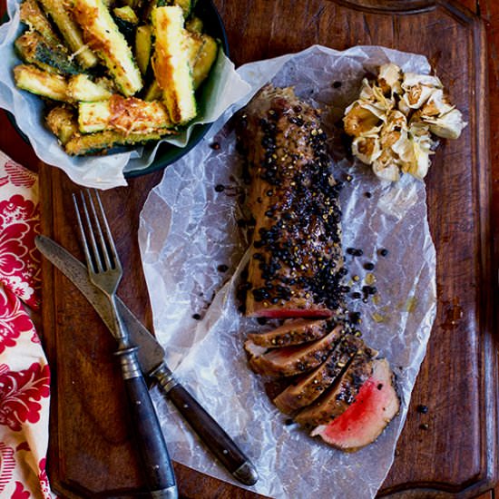 Pepper Crusted Eland Loin - Recipe photo by Aninas Recipes