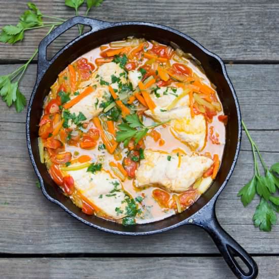 Fish In Crazy Water - Recipe photo by panning the globe
