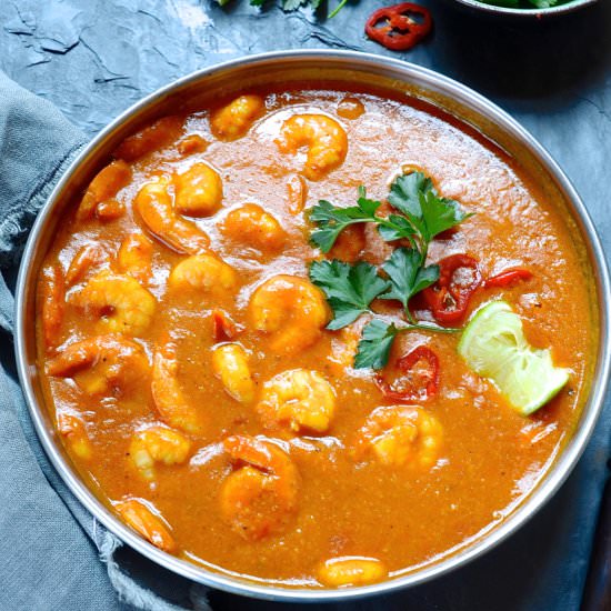 Prawn and Coconut Cream Curry - Recipe photo by Bibbyskitchenat36