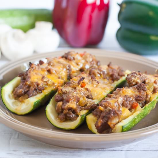 Stuffed Zucchini Boats - Recipe photo by SimpleFood365