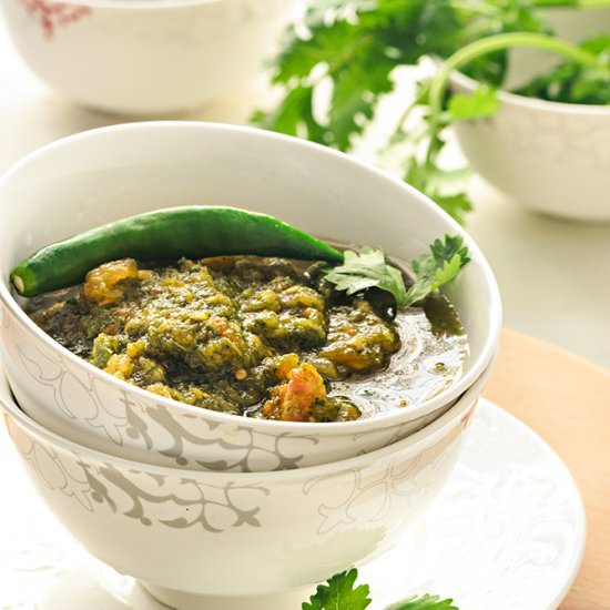 Bhune Tamatar Ki Chutney - Recipe photo by cubesnjuliennes