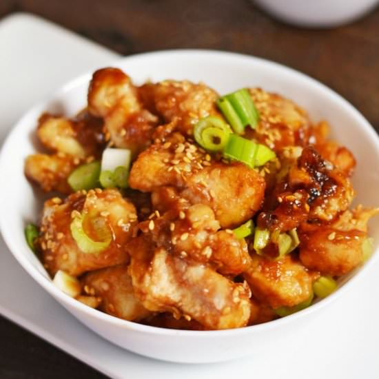 Better Than Takeout Baked Honey Chicken - Recipe photo by Savvysavingcouple