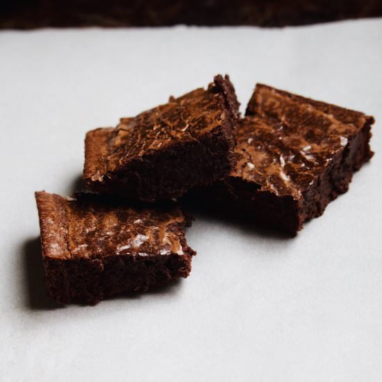 Gluten Free Fudgy Brownies - Recipe photo by Bread Brownies and Beyond
