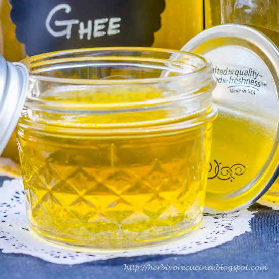 Homemade Ghee - Recipe photo by Herbivore Cucina
