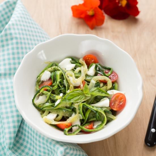 Zoodles Caprese - Recipe photo by Stasty