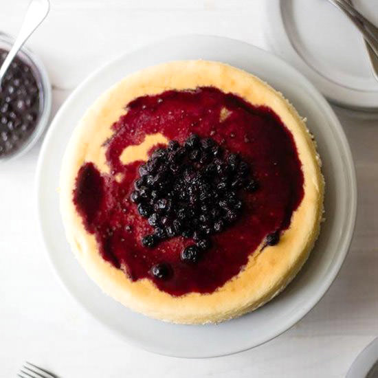 Simple Cheesecake - Recipe photo by asweetpeachef
