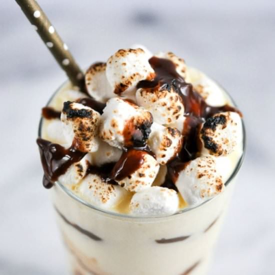 Coconut Banana PB Blizzard - Recipe photo by I Sugar Coat It