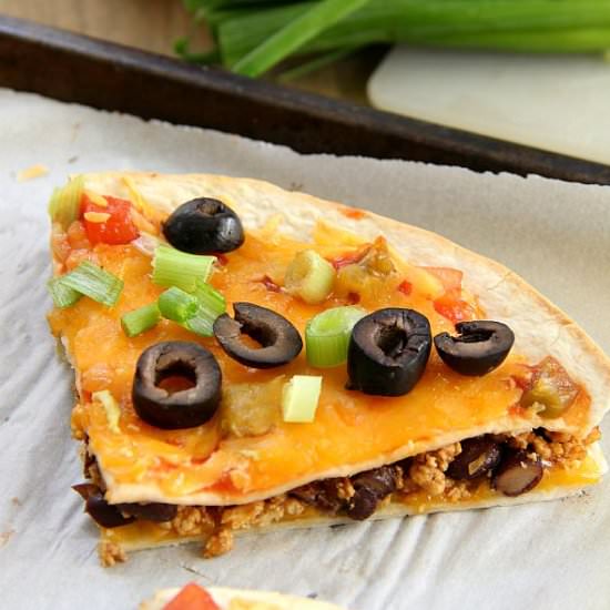 Mexican Pizza - Recipe photo by eatdrinklove
